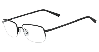 Flexon Eyeglasses FLEXON MELVILLE 600 (001) BLACK CHROME/001