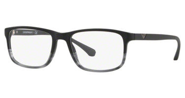 Emporio Armani Eyeglasses EA3098 MATTE BLACK & STRIPED GR/5566