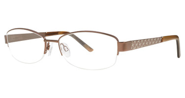 Gloria by Gloria Eyeglasses Gloria By Gloria Vanderbilt 4049 Brown/183
