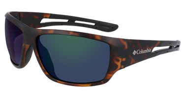Columbia Eyeglasses C525SP UTILIZER MATTE TORT & BLACK/GREEN MIRRO/240