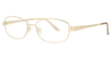 RUNWAY TITANIUM Eyeglasses RT819 Yellow Gold