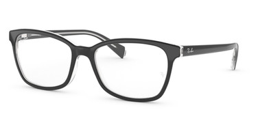 Ray-Ban Rx Eyeglasses RX5362 BLACK ON TRANSPARENT/2034