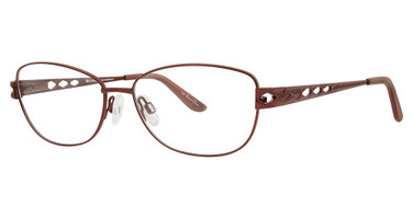 Gloria by Gloria Eyeglasses Gloria By Gloria Vanderbilt 4061 Brown/183
