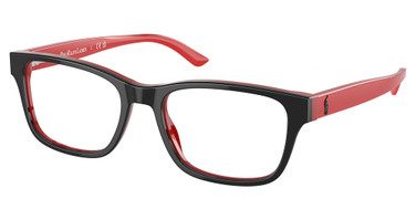 Ralph Lauren Children Eyeglasses PP8534 SHINY BLACK ON RED/1503