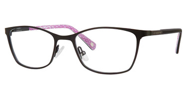 Liz Claiborne Eyeglasses L 446 MTT BLACK/0003