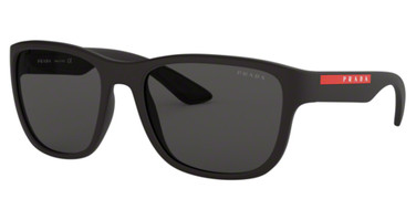 Prada Sport Eyeglasses PS 01US ACTIVE BLACK RUBBER/DG05S0
