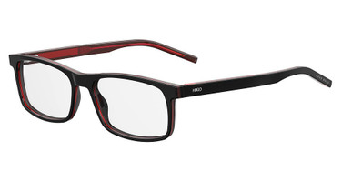 Hugo Eyeglasses HG 1004 BLACK RED/0OIT