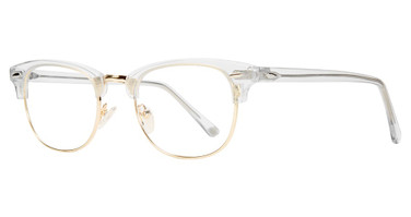 Brooklyn Heights Eyewear Eyeglasses Clubster II Crystal Gold