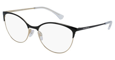 Emporio Armani Eyeglasses EA1087 SHINY BLACK & PALE GOLD/3014