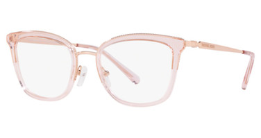 Michael Kors Eyeglasses MK3032 COCONUT GROVE ROSE GOLD/PINK TRANSPARE/3417