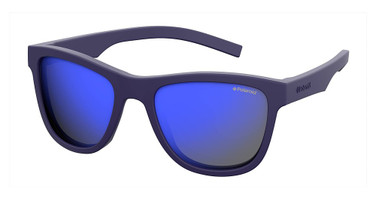 Polaroid Eyeglasses PLD 8018/S RUBB BLUE/0CIW