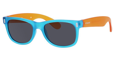 Polaroid Eyeglasses P0115 BLUE ORNG/089T