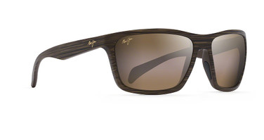 Maui Jim Makoa 804 Matte Brown Wood Grain/-25W