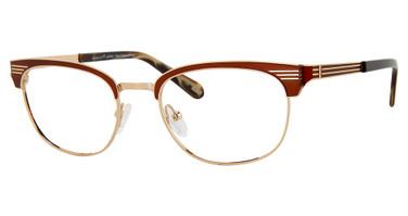 Konishi Eyeglasses KONISHI KF8601 Brown/Gold/C2