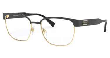 Versace Eyeglasses VE1264 MATTE BLACK/GOLD/1436