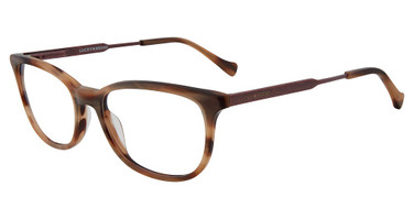 Lucky Brand Eyeglasses D221 Brown Horn