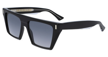 Cutler and Gross Eyeglasses CG1352S (001) BLACK ON CRYSTAL/001