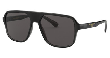 DOLCE & GABBANA Eyeglasses DG6134 TRANSPARENT GREY/BLACK/325787