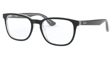 Ray-Ban Youth Eyeglasses RY1592 BLACK ON TRANSPARENT/3529