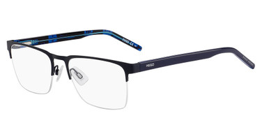 Hugo Eyeglasses HG 1076 MTT BLUE M/0FLL