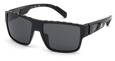 Adidas Sport Eyeglasses SP0006 shiny black / smoke/01A