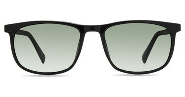 Eco Eyeglasses LOGAN CLIP Black to crystal gradient/BKCY