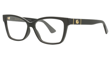 Gucci Eyeglasses GG0634O BLACK-BLACK-TRANSPARENT/006