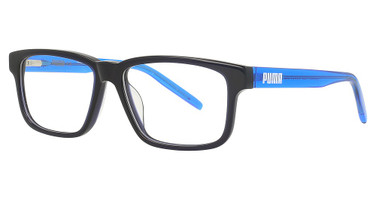 Puma Eyeglasses PJ0046O BLUE-BLUE-TRANSPARENT/005