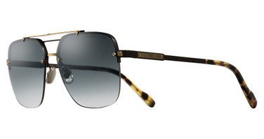 Cutler and Gross Eyeglasses CGSN137360 (001) BLACK GOLD/001