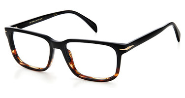David Beckham Eyeglasses DB 1022 BLACKHORN/037N