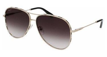 Ferragamo Eyeglasses SF268S ROSE GOLD/BLACK/786