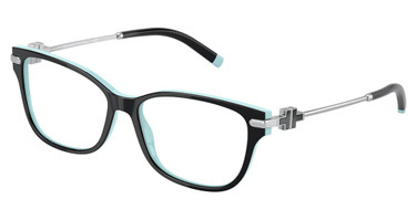Tiffany Eyeglasses TF2207F BLACK ON TIFFANY BLUE/8055