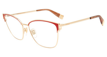 Furla Eyeglasses VFU443 Gold Red 0357