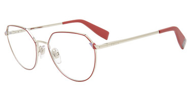 Furla Eyeglasses VFU502 Burgundy 0S87