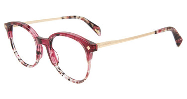 Police Eyeglasses VPLD25 Burgundy 09SJ
