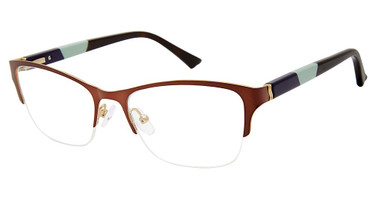 KAY UNGER Eyeglasses K238 BROWN/BRN