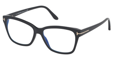 Tom Ford Eyeglasses FT5597-F-B shiny black/001