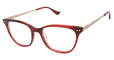 Denon Eyewear Eyeglasses JANE Red Merlot/85