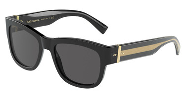 DOLCE & GABBANA Eyeglasses DG4390F BLACK/501/87