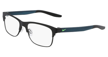 Nike Eyeglasses NIKE 5590 Satin Black/Dark Teal Green/003