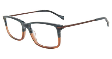 Lucky Brand Eyeglasses VLBD423 Navy Brown