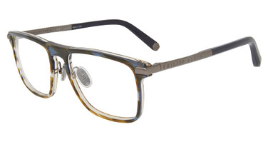 Philipp Plein Eyeglasses VPP019M Blue Havana 09N3