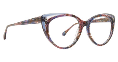 Badgley Mischka Eyeglasses Veva Brown/Blue/BRBU