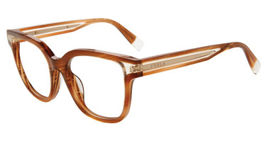 Furla Eyeglasses VFU582V Brown 09N3