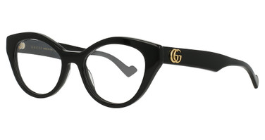 Gucci Eyeglasses GG0959O BLACK-BLACK-TRANSPARENT/001