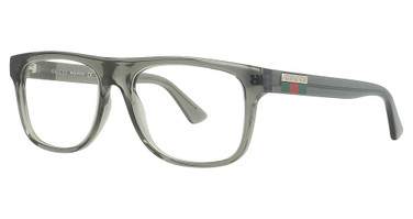 Gucci Eyeglasses GG1117O BLACK-BLACK-TRANSPARENT/001