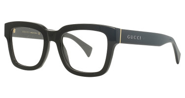 Gucci Eyeglasses GG1138O BLACK-BLACK-TRANSPARENT/001