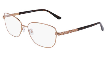 Marchon NYC Eyeglasses TRES JOLIE 196 BROWN/200