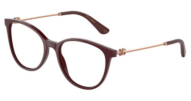 DOLCE & GABBANA Eyeglasses DG3363 BORDEAUX/3091