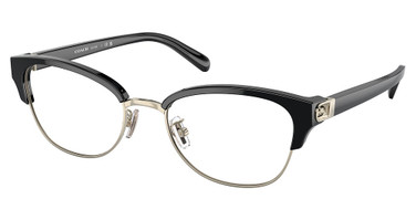 COACH Eyeglasses HC6195 SHINY LIGHT GOLD / BLACK/5002